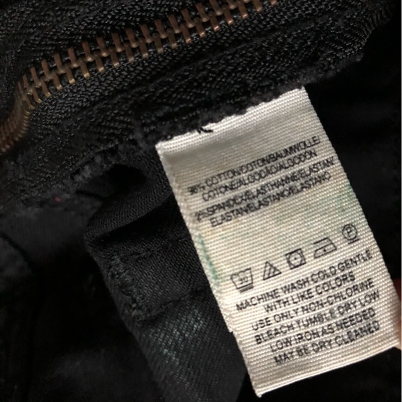 Free People Full Size Zipper Black Skinny Jeans Size 27 - Picture 10 of 13